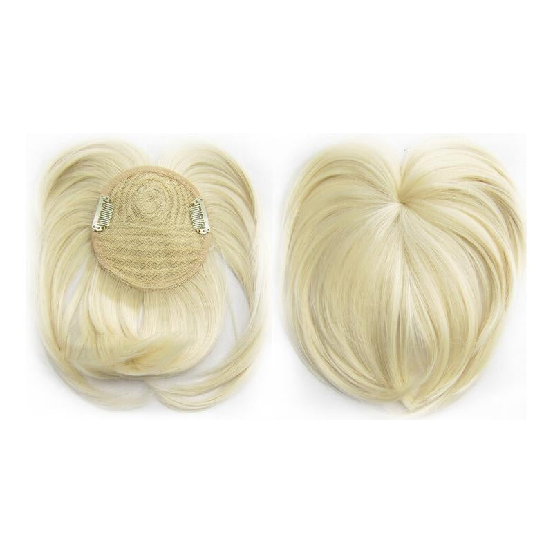 Women's Discrete Hair Topper – Short Style with Volume and Clips 10
