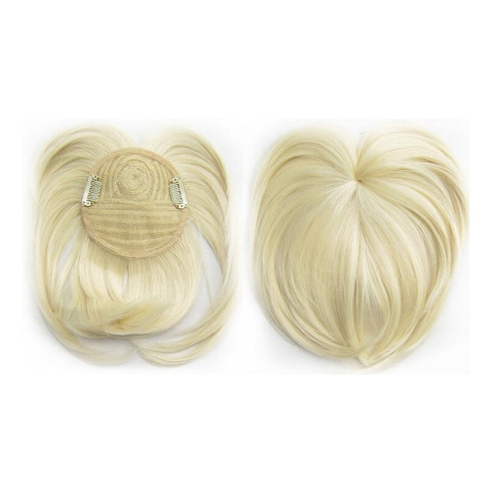 Women's Discrete Hair Topper – Short Style with Volume and Clips 10
