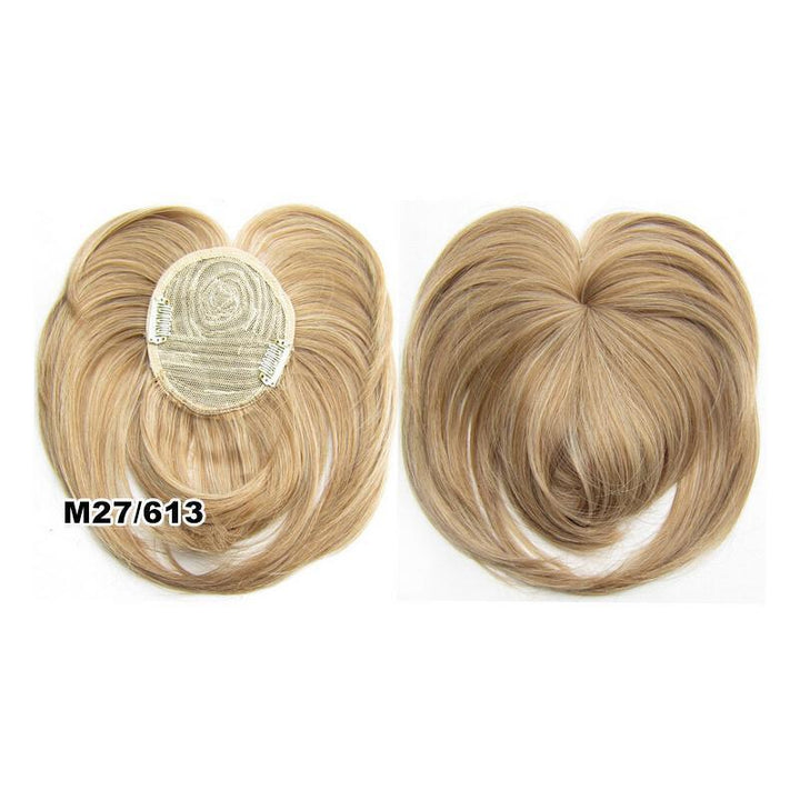 Women's Discrete Hair Topper – Short Style with Volume and Clips 11