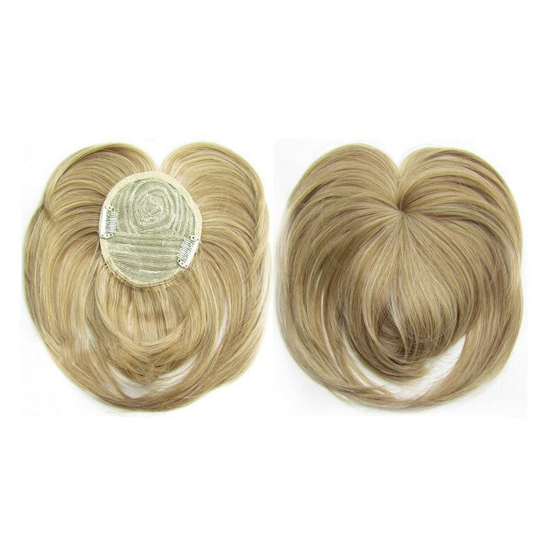 Women's Discrete Hair Topper – Short Style with Volume and Clips 12