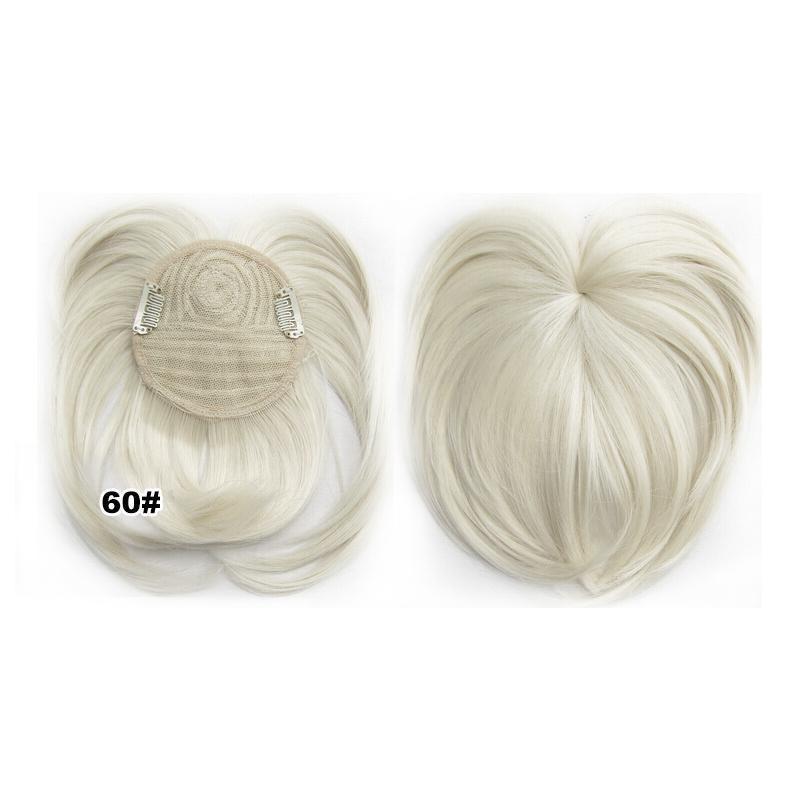Women's Discrete Hair Topper – Short Style with Volume and Clips 13