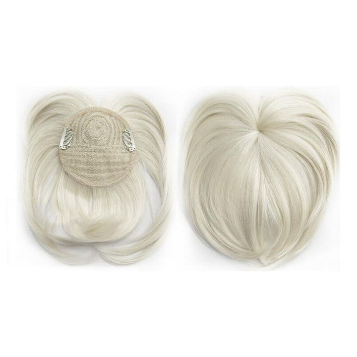 Women's Discrete Hair Topper – Short Style with Volume and Clips 13