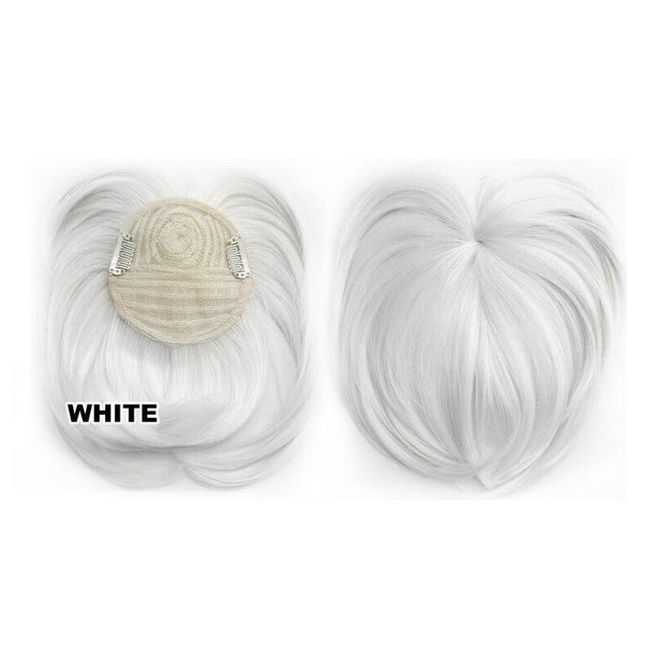 Women's Discrete Hair Topper – Short Style with Volume and Clips 14