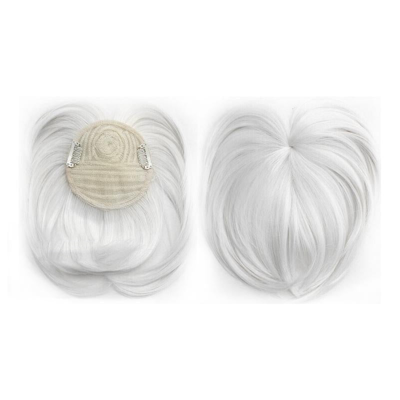 Women's Discrete Hair Topper – Short Style with Volume and Clips 14