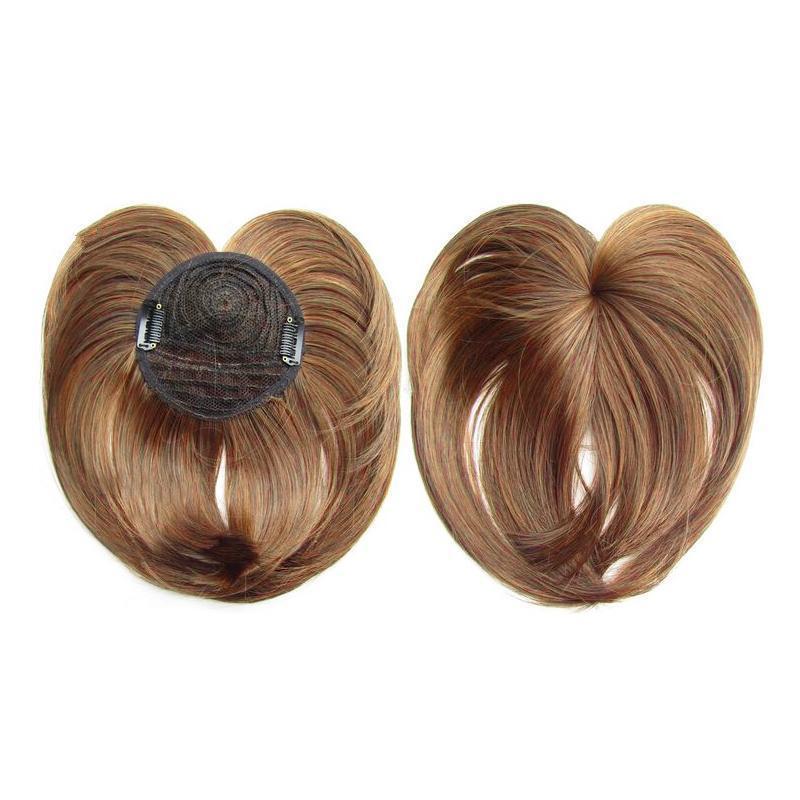 Women's Discrete Hair Topper – Short Style with Volume and Clips 15
