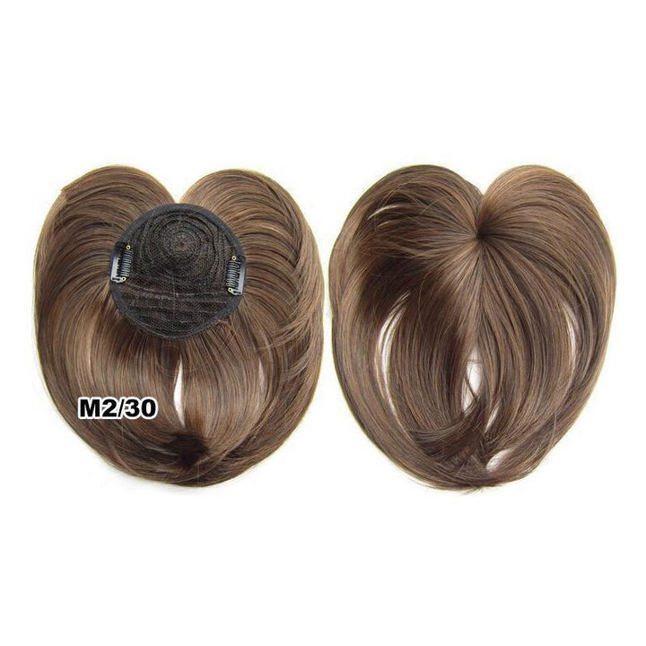 Women's Discrete Hair Topper – Short Style with Volume and Clips 4