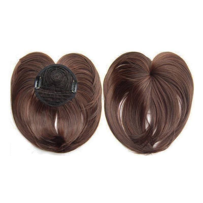 Women's Discrete Hair Topper – Short Style with Volume and Clips 6