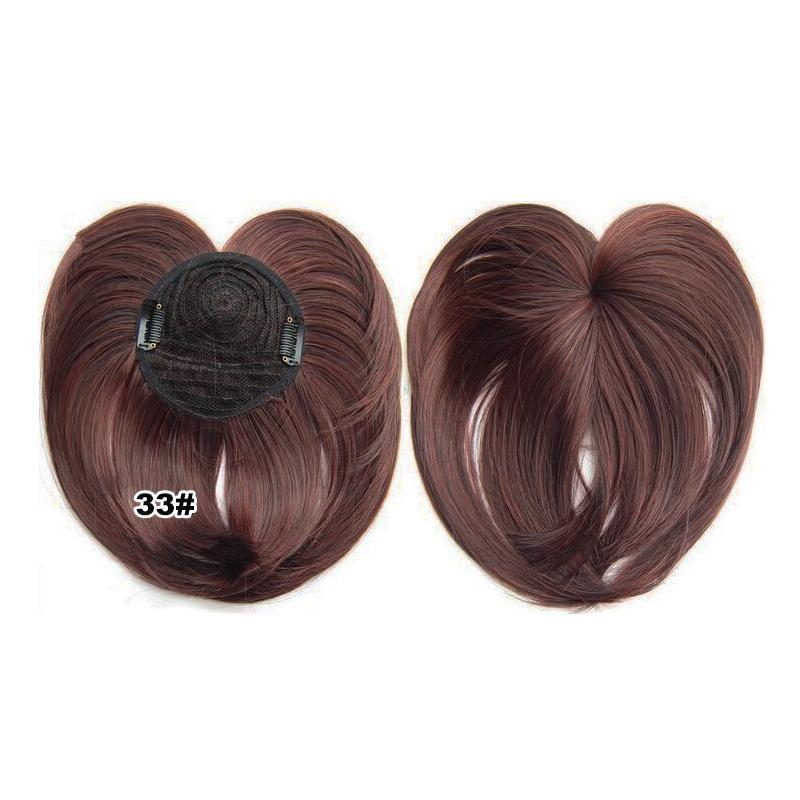 Women's Discrete Hair Topper – Short Style with Volume and Clips 8