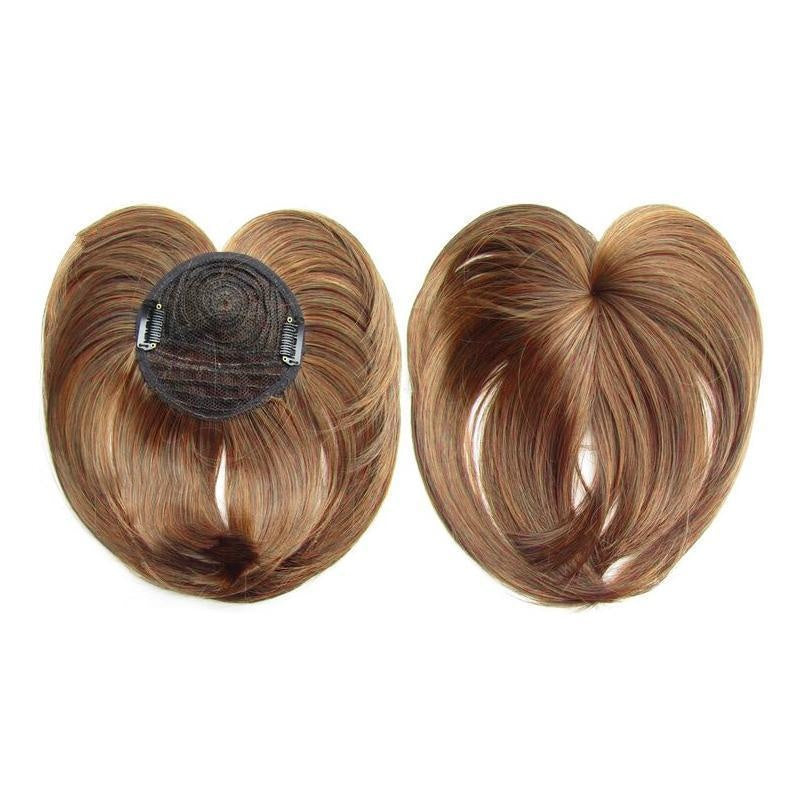 Women's Discrete Hair Topper – Short Style with Volume and Clips 9