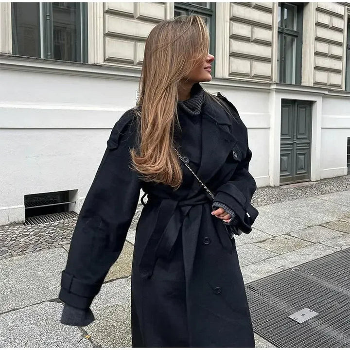 Womens_Double_Breasted_Trench_Coat_Belt_and_Lapel_Collar_3