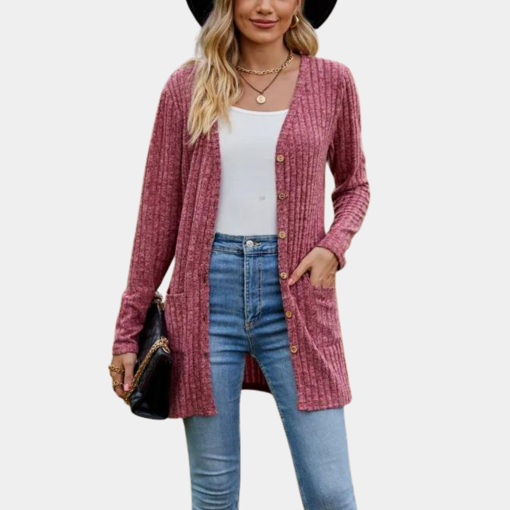 Womens_Elegant_Cotton_Cardigan_Long_and_with_Button_Closure_1