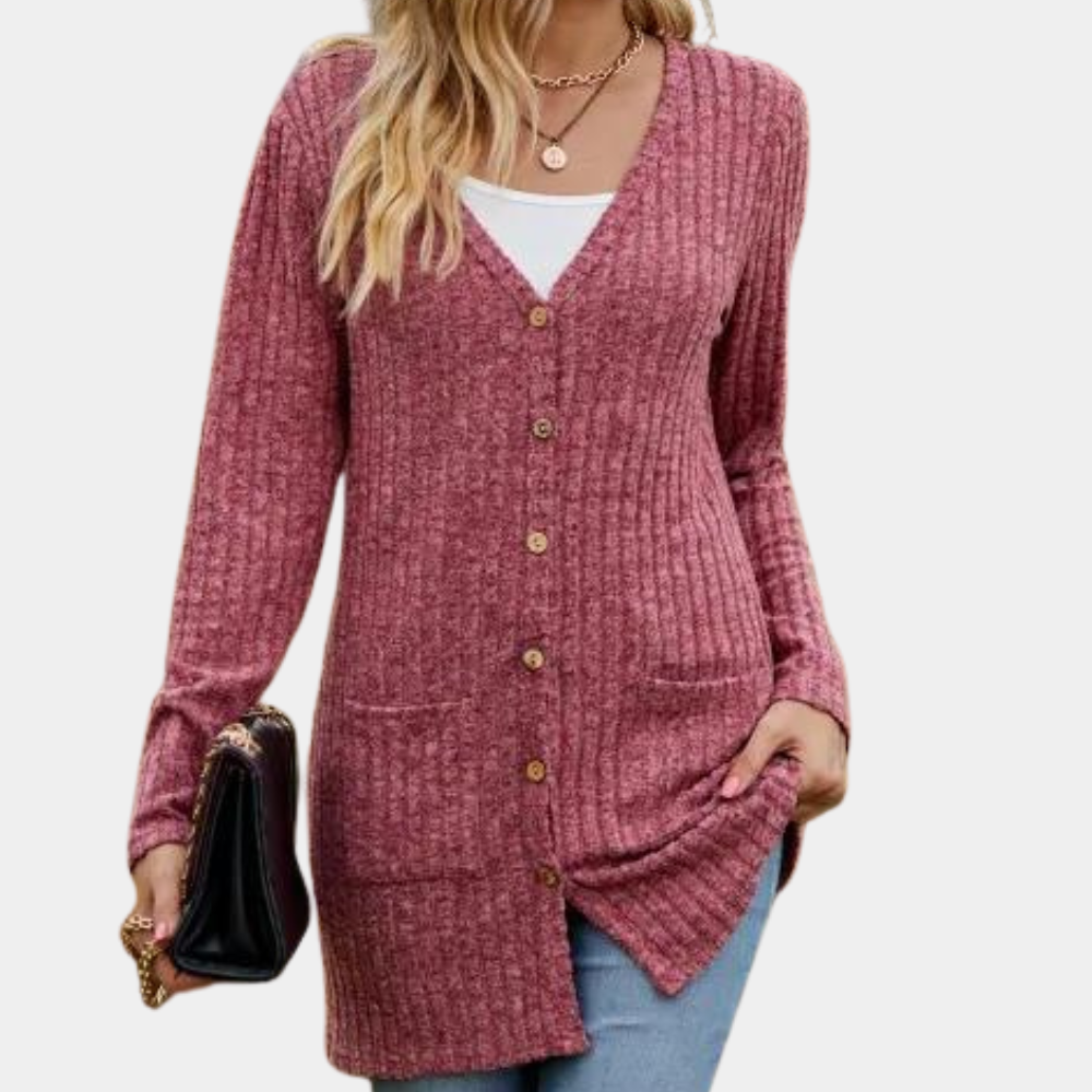 Womens_Elegant_Cotton_Cardigan_Long_and_with_Button_Closure_3