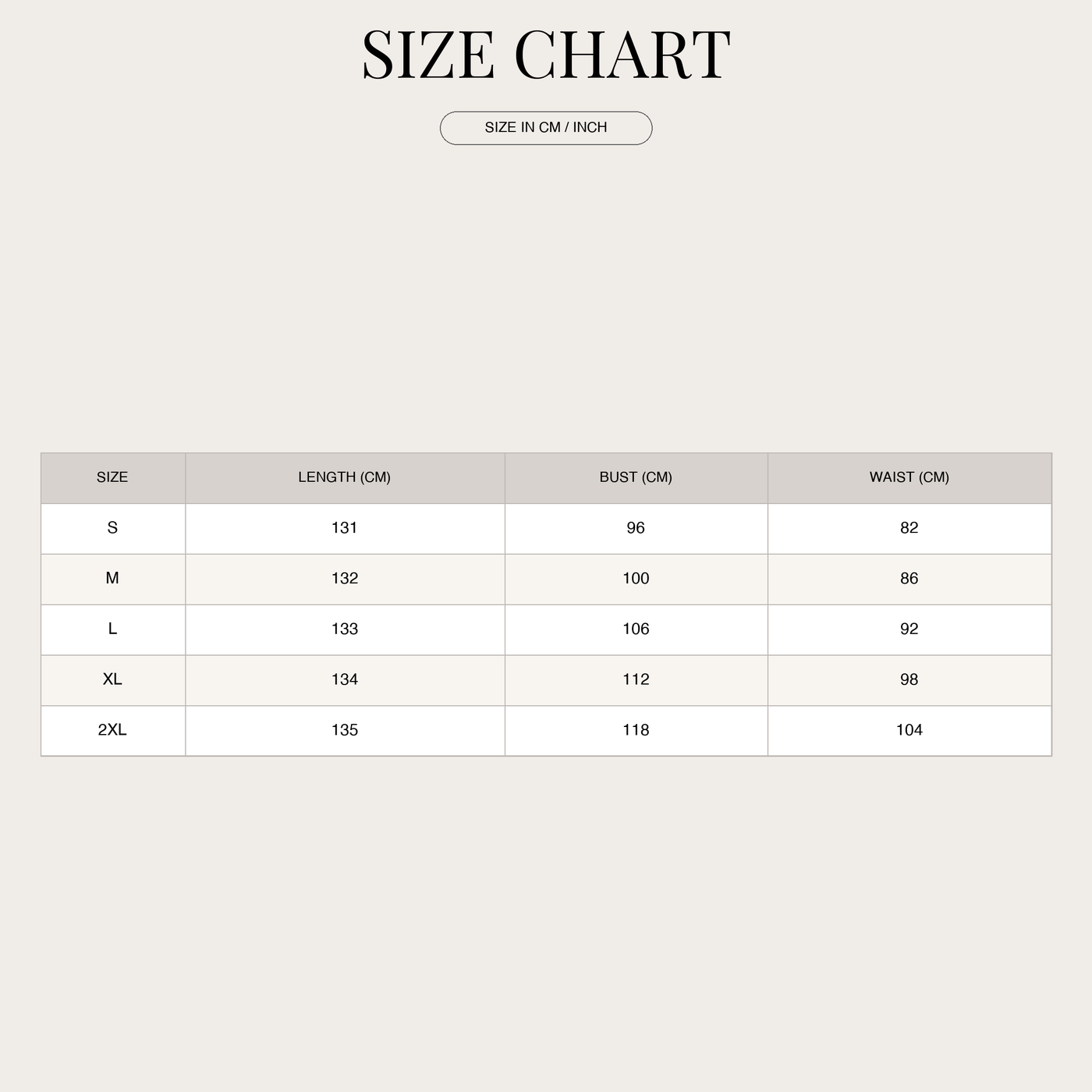 Women's Elegant Linen Maxi Shirt Dress – Sleeveless and with Button size chart