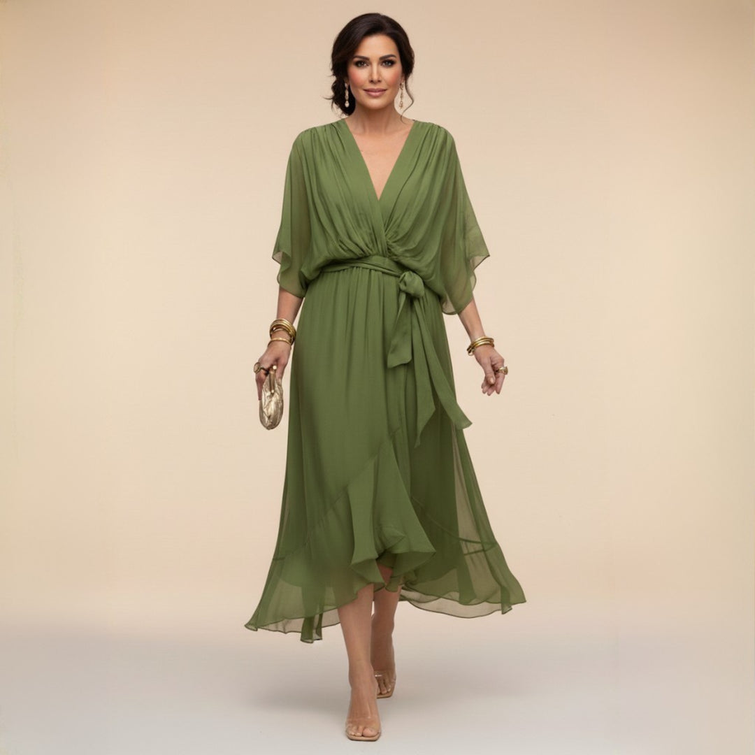 Womens_Elegant_Midi_Wrap_Dress_With_V_Neck_and_Self_Tie_Waist_1