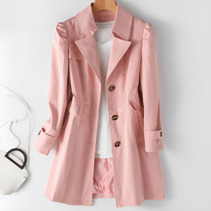 Womens_Elegant_Open_Collar_Trenchcoat_With_Belt_3