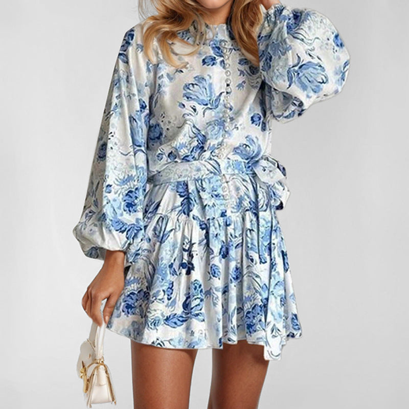 Womens_Elegant_Summer_Dress_Puff_Sleeves_and_Pleats_4