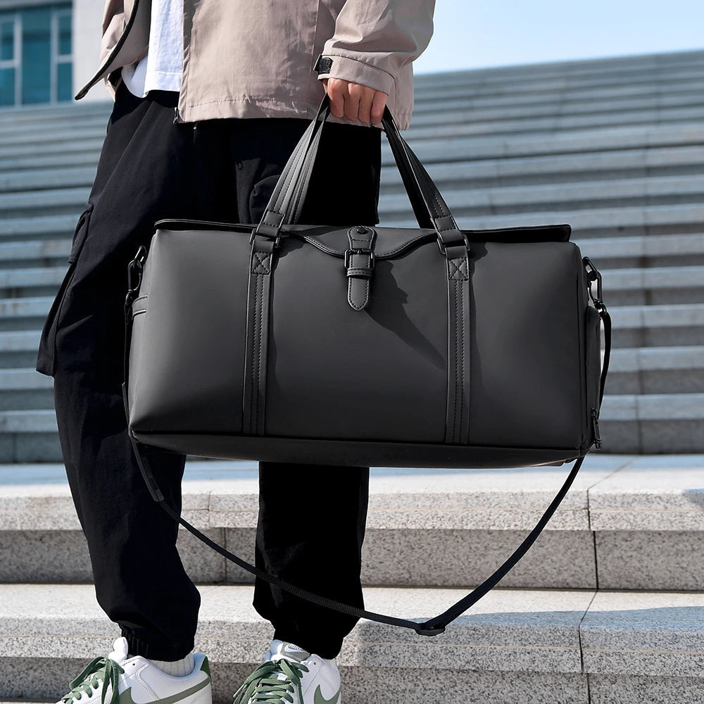 Women's Elegant Travel Bag – Made of Oxford Fabric with Separate Shoe Compartment 1