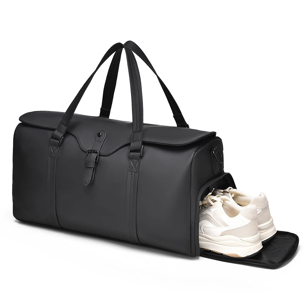 Women's Elegant Travel Bag – Made of Oxford Fabric with Separate Shoe Compartment 10