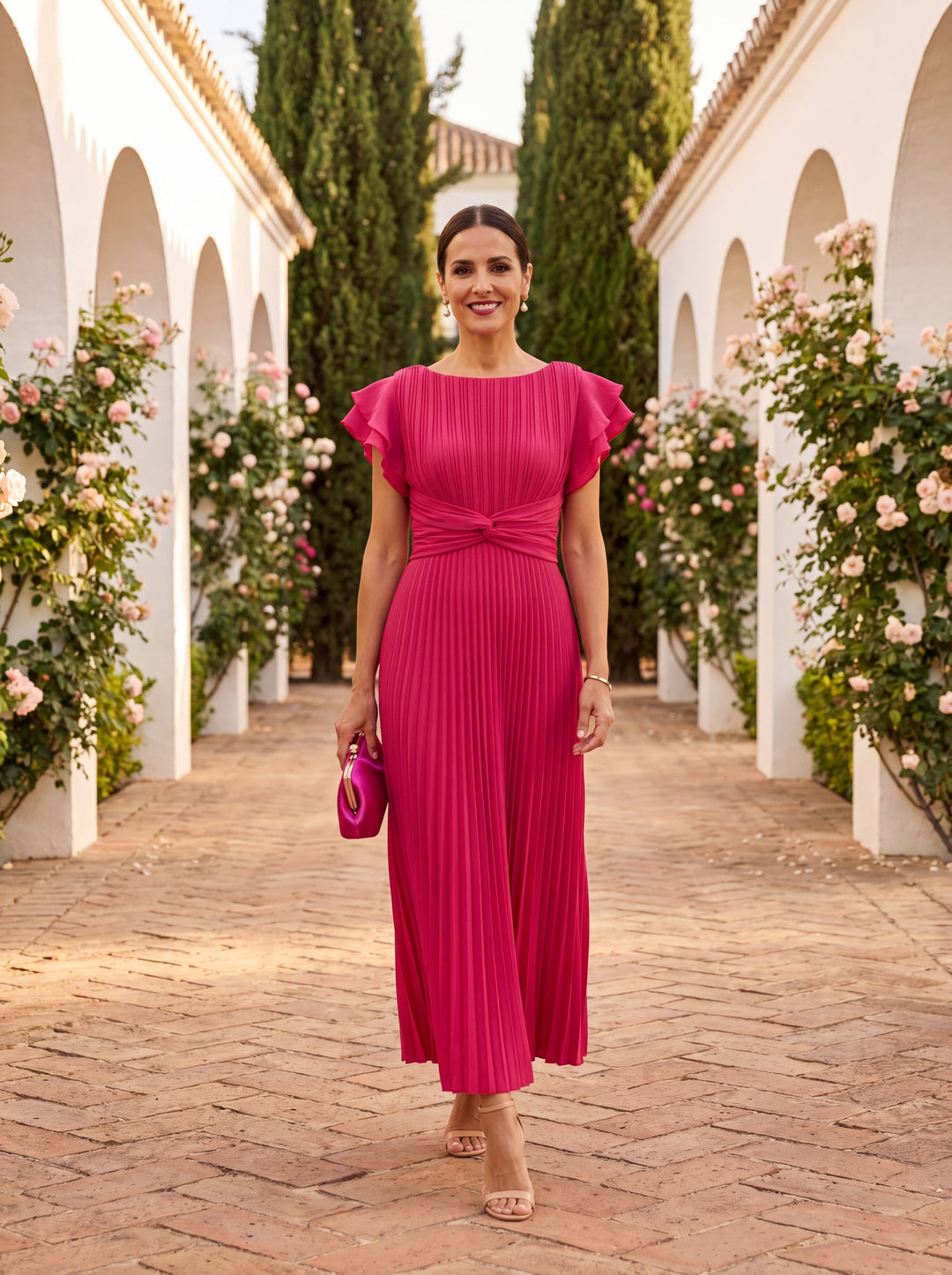 Womens_Elegant_Wedding_Guest_Maxi_Dress_Floral_Print_with_Flowy_Cut_1