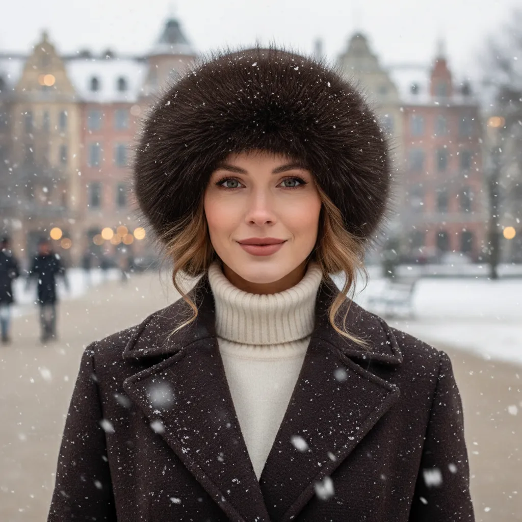 Women's Elegant Winter Fur Hat – Soft Warming and Stylish Protection for the Cold Season 10
