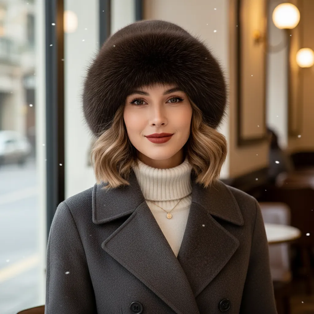 Women's Elegant Winter Fur Hat – Soft Warming and Stylish Protection for the Cold Season 11