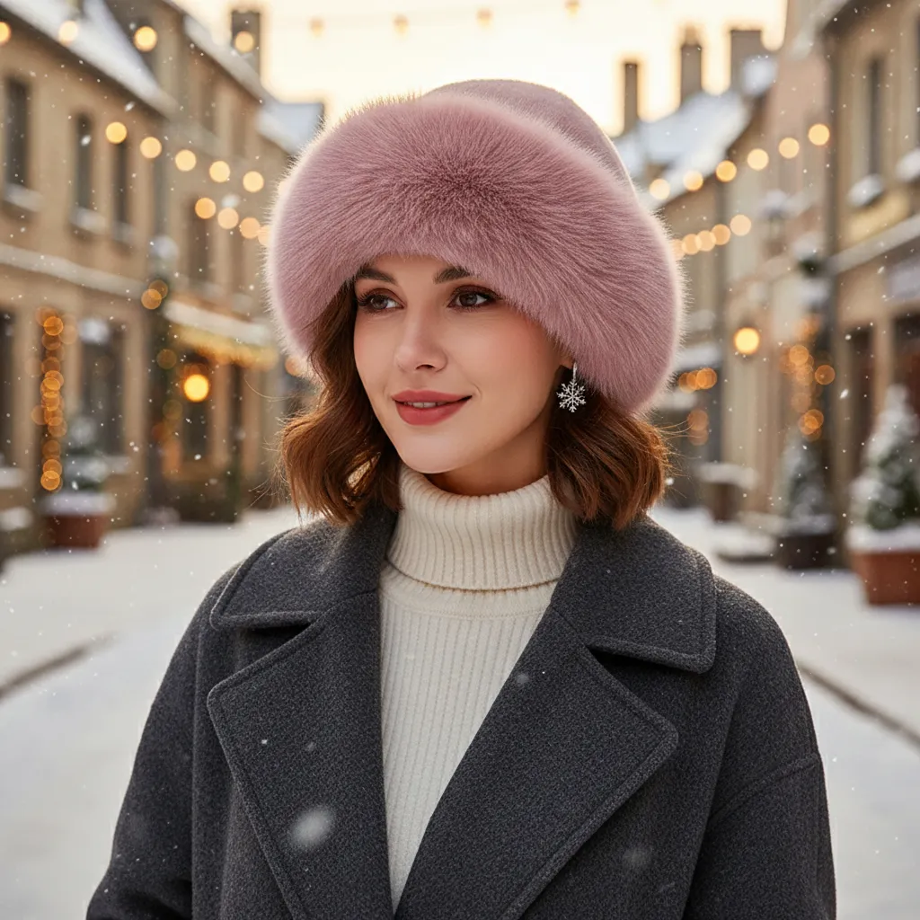 Women's Elegant Winter Fur Hat – Soft Warming and Stylish Protection for the Cold Season 8