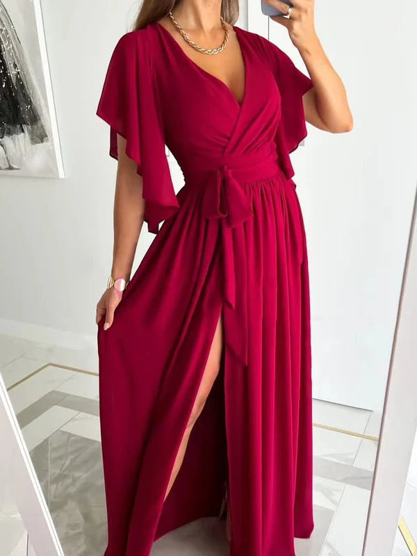 Womens_Elegant_Wrap_Maxi_Dress_With_Event_Neckline_and_Leg_Slit_3