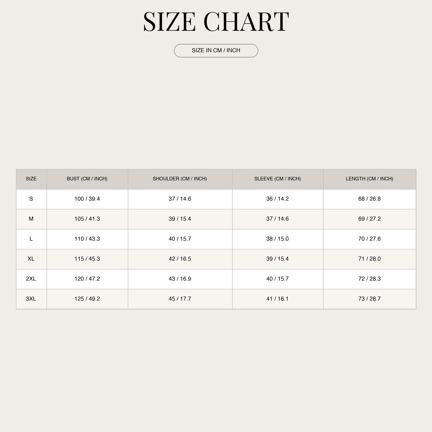 Women's Embroidered Daisy Blouse – Buttoned Pointed Collar size chart