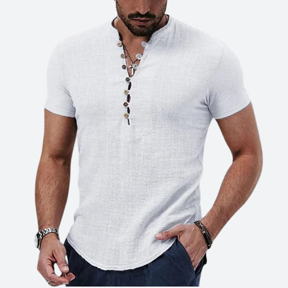 Womens_Everyday_Tshirt_Cotton_and_short_sleeves_with_button_front_4
