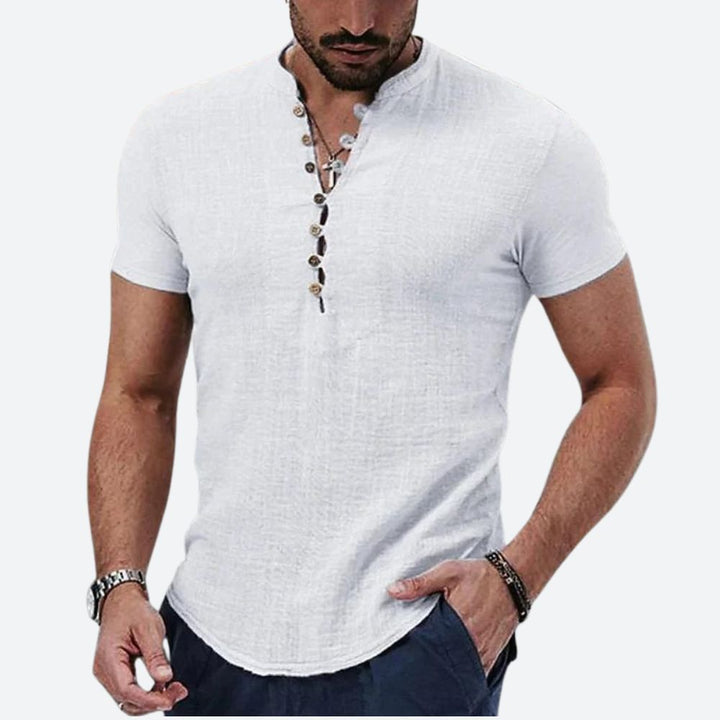 Womens_Everyday_Tshirt_Cotton_and_short_sleeves_with_button_front_4