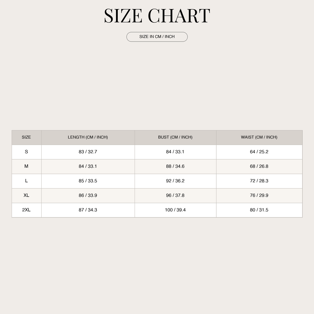 Women's Mini Dress – Floral Print A-Line and Tie Shoulder Bows size chart