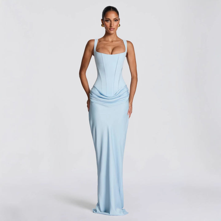 Womens_Figure_Shaping_Maxi_Dress_Refined_Front_Draping_12