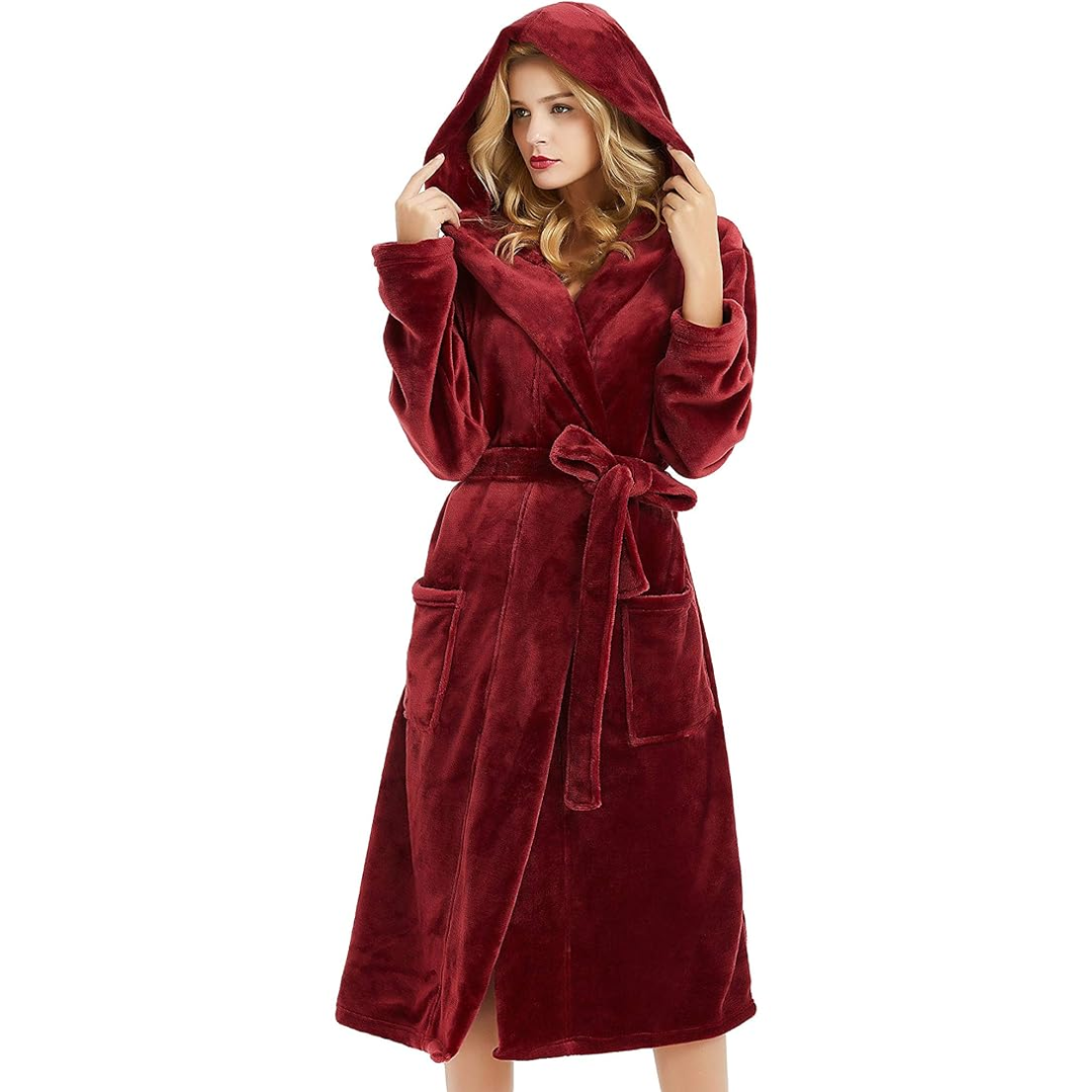 Womens_Fleece_Bathrobe_Vivianne_with_Warm_Hood_10