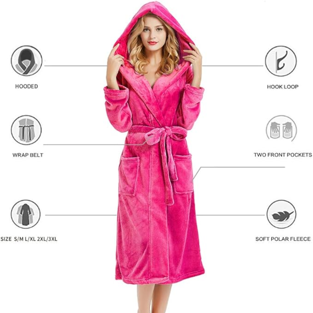 Womens_Fleece_Bathrobe_Vivianne_with_Warm_Hood_13