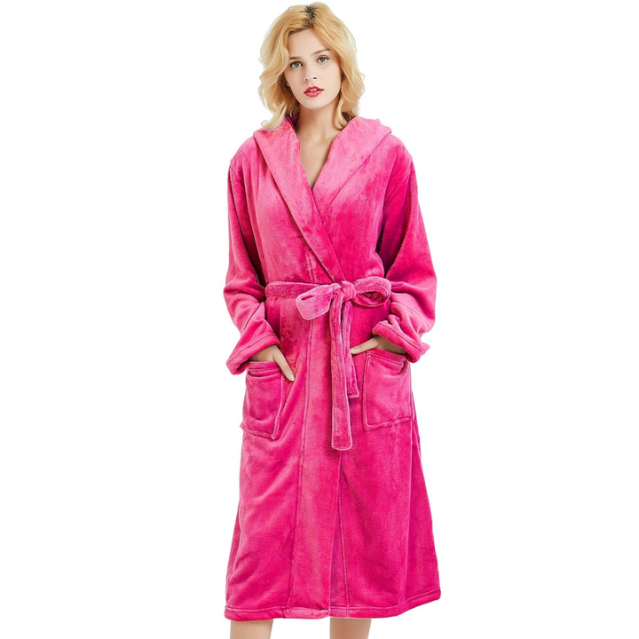 Womens_Fleece_Bathrobe_Vivianne_with_Warm_Hood_14