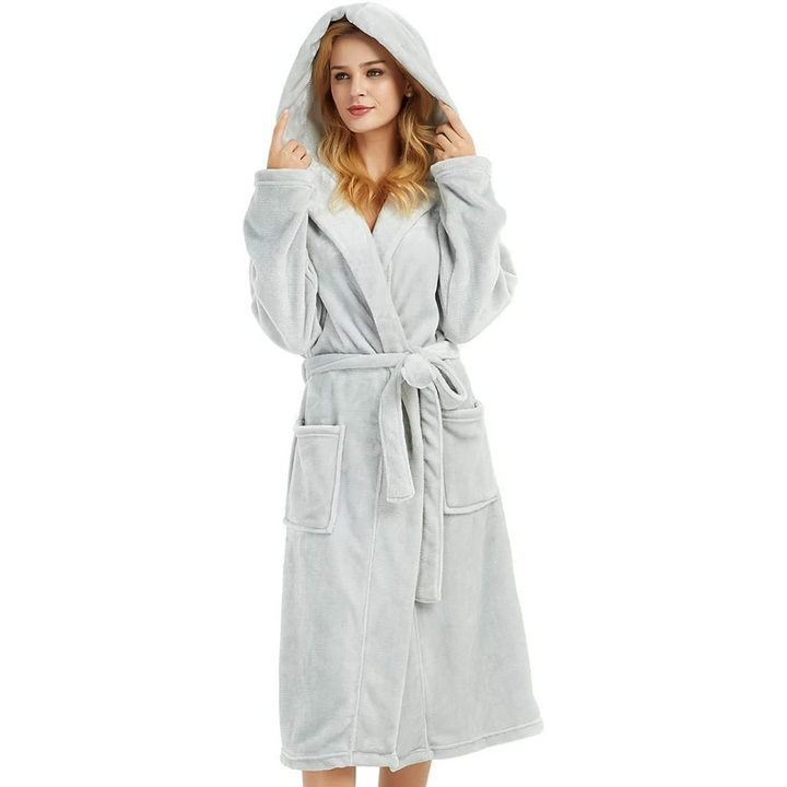 Womens_Fleece_Bathrobe_Vivianne_with_Warm_Hood_4