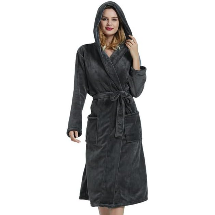Womens_Fleece_Bathrobe_Vivianne_with_Warm_Hood_8