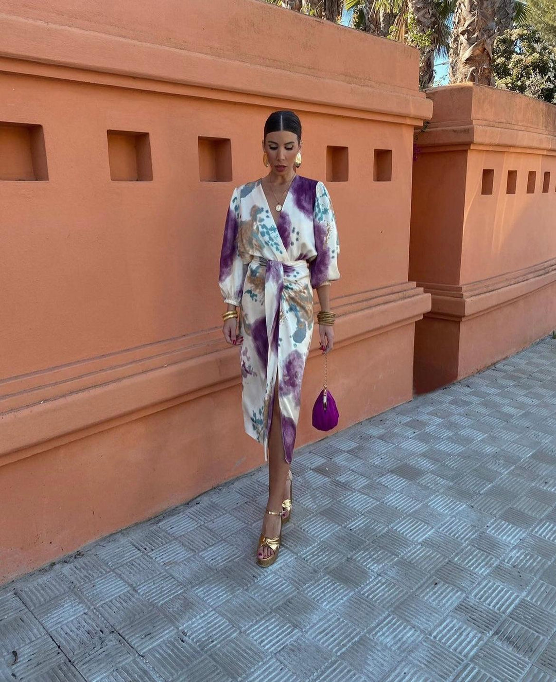 Womens_Floral_Midi_Wrap_Two_Piece_Set_With_V_Neck_5