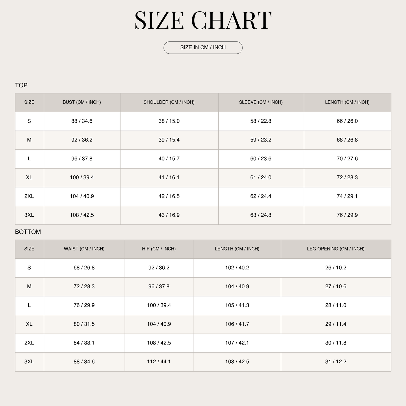 Women's Floral Midi Wrap Two-Piece Set – With V-Neck size chart