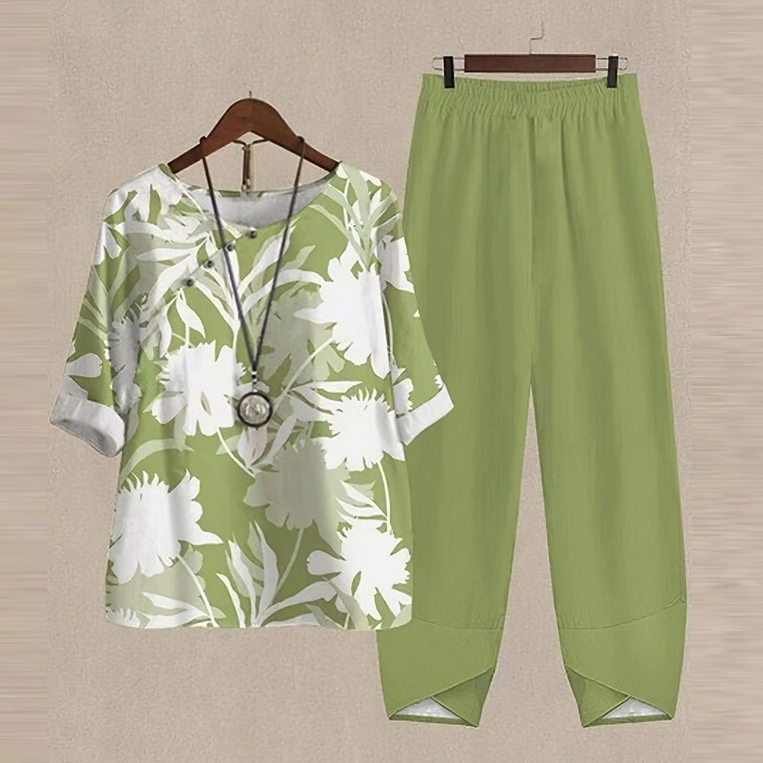 Womens_Floral_Two_Piece_Set_Boat_Neck_with_3_4_Cuffed_Sleeves_6