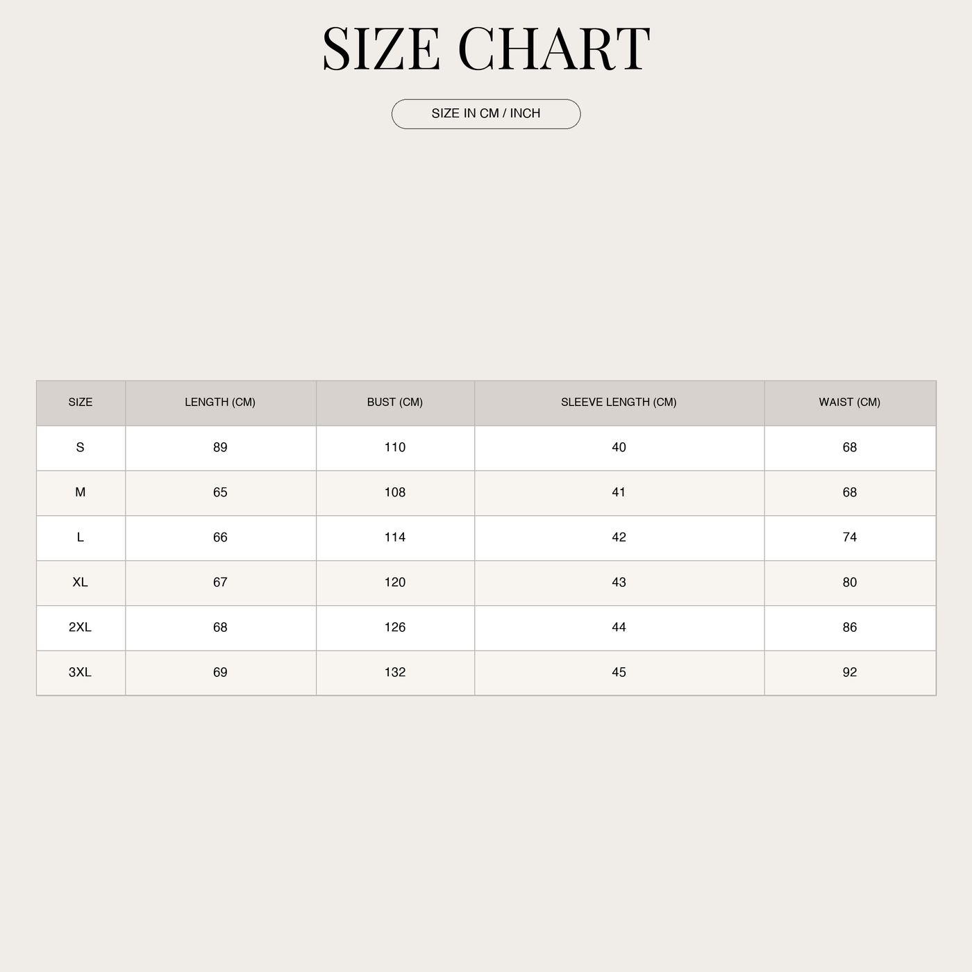 Women's Floral Two-Piece Set – Loose Fit size chart