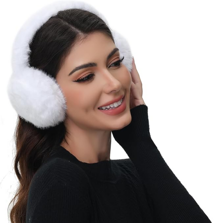 Women's Fluffy Foldable Winter Earmuffs – With Imitation Fur 17
