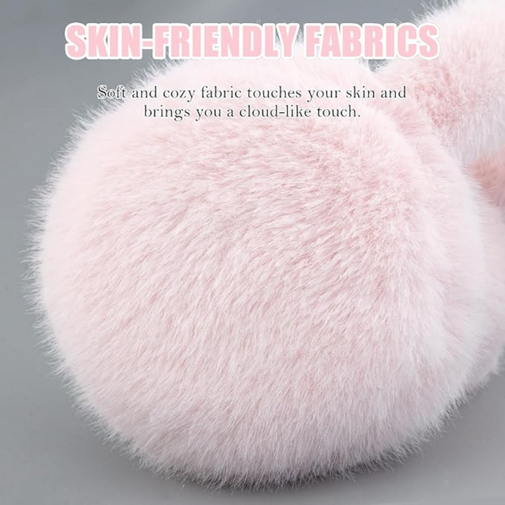 Women's Fluffy Foldable Winter Earmuffs – With Imitation Fur 20
