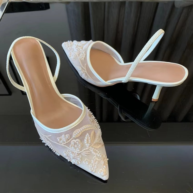 Womens_Kitten_Heel_Slingbacks_Pointed_Toe_with_Mesh_Detail_6