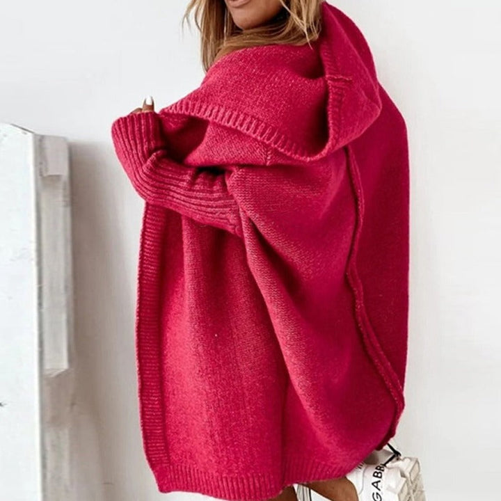 Womens_Knit_Cardigan_Hooded_with_Ribbed_Cuffs_12
