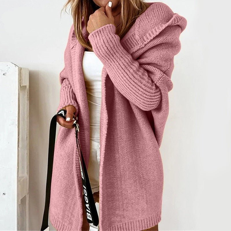 Womens_Knit_Cardigan_Hooded_with_Ribbed_Cuffs_4