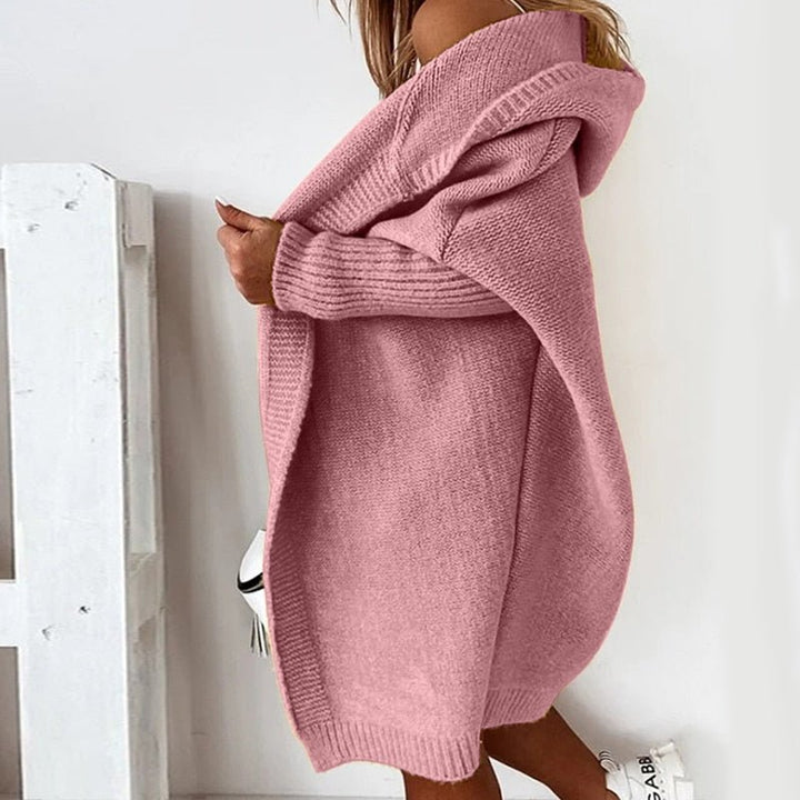 Womens_Knit_Cardigan_Hooded_with_Ribbed_Cuffs_6