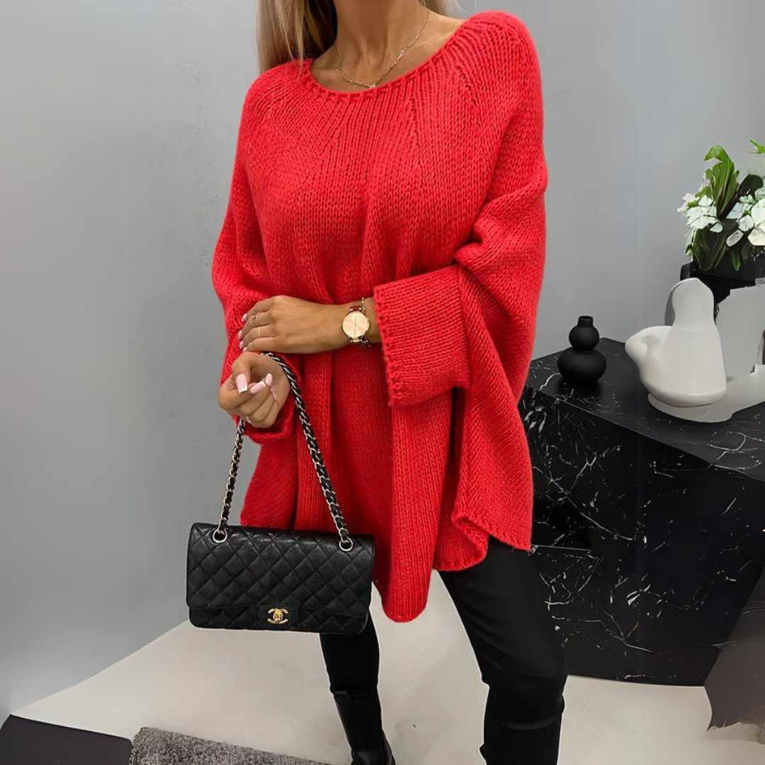 Womens_Knit_Sweater_Oversize_Cut_with_Batwing_Sleeves_5