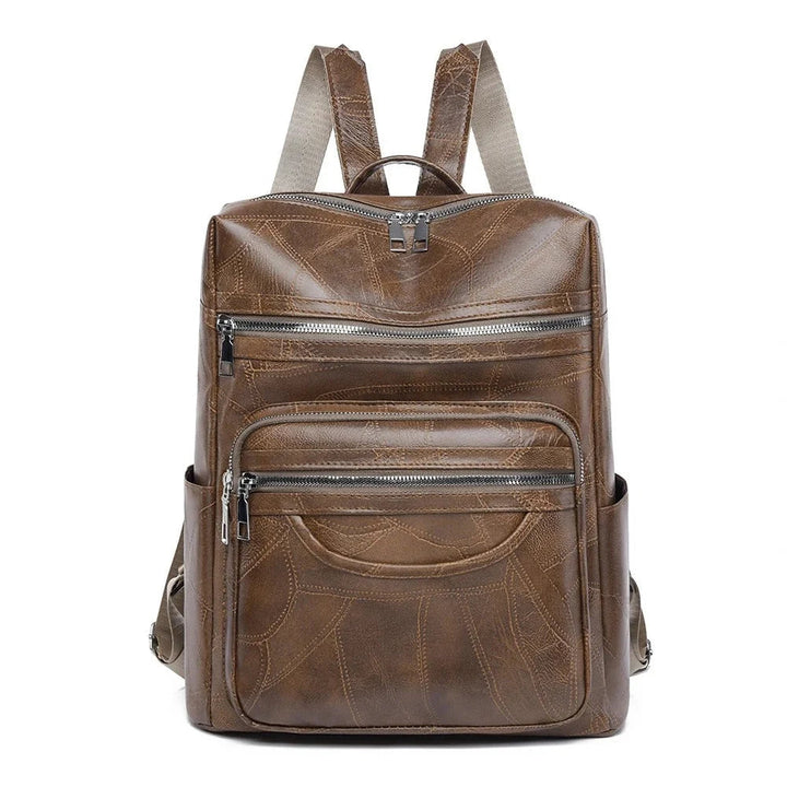 Women's Leather Backpack – With a Front Pocket Design 5