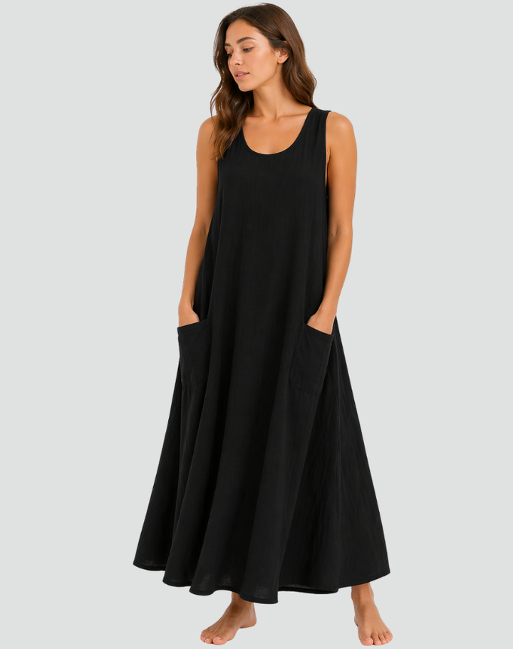 Womens_Linen_Maxi_Dress_Loose_Fit_with_Pockets_4